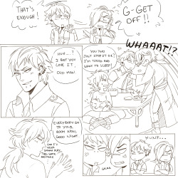sora-mimi-desu:  Continuation of http://sora-mimi-desu.tumblr.com/post/96291557534 Aoba ship them! ok, this get a little bit longer than I was planning, but I hope you can enjoy this silly NoiKou comic! It was so much fun to do &lt;3. And please don’t