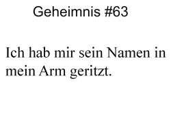 Wir sind ein Geheimnis