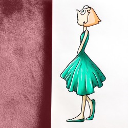 allofthedoodles:  Pretty Pearl 👗 