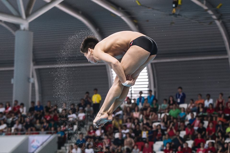 “Men&rsquo;s  3m Springboard Finals - Singapore Diver Mark Lee clinched bronze