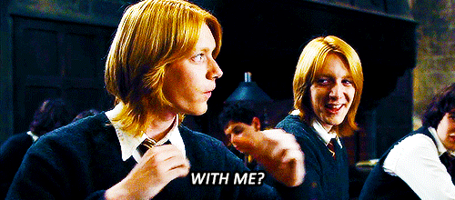 Who Did George Weasley Go To The Yule Ball With yule ball on Tumblr
