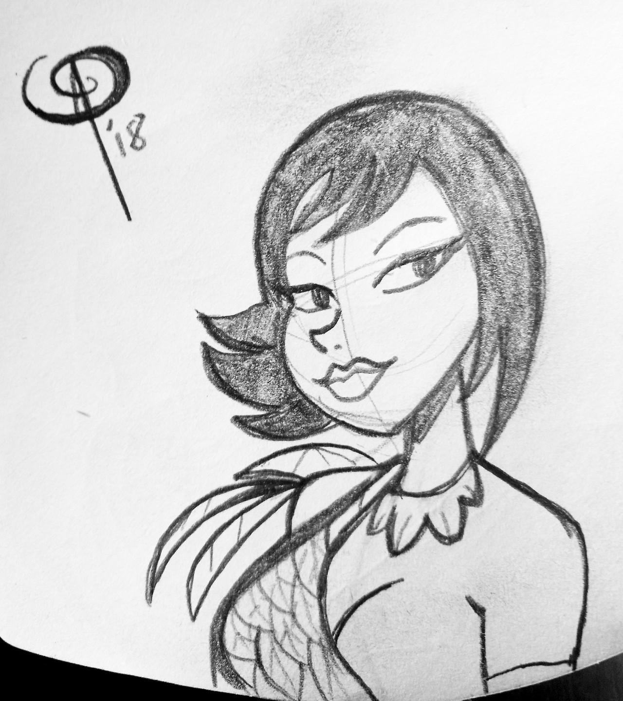 chillguydraws:My first week of my 2018 Sketch-a-day goal. O oO &lt;3 &lt;3