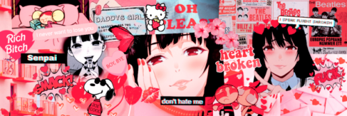 jaykachu: Yumeko Jabami headers like/reblog if you save/use.