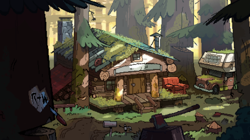 themysteryofgravityfalls:Wendy’s house is looking pretty sharp in this pixelized recreation from Int