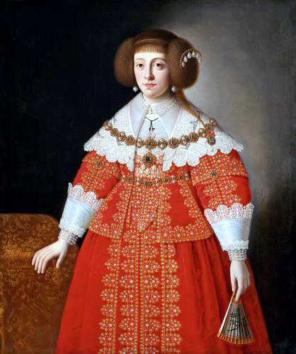 Cecilia Renata of Austria, Queen of Poland by Peter Danckerts de Rij, 1642