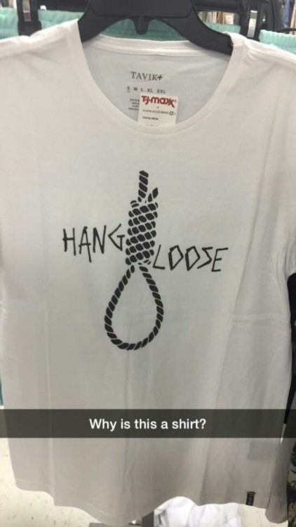 carefreeblvckgirl:  knowledgeequalsblackpower:  casual racism  TJMAXX? WHAT THE FUCK
