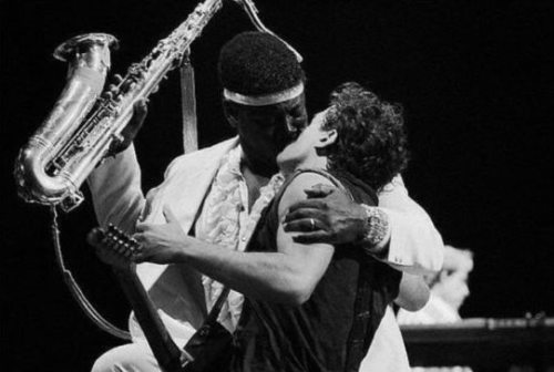 medievalswords: bruce springsteen and clarence clemons