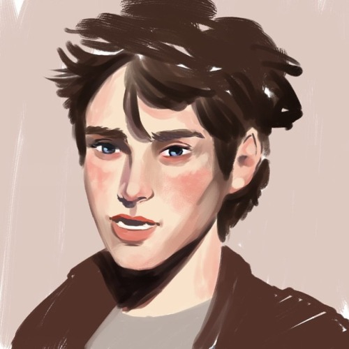 Another quick paint study. I’m under the impression this dude is popular with the teen girls? either