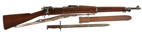 World War I US Springfield bolt action rifle with bayonet.from Rock Island Auctions