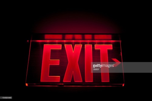 penfairy: amimijones:   penfairy:  our exit signs are green in Australia and as someone who works as a tour guide in spooky buildings, let me tell you if those places were awash in an ominous red glow instead of a comforting green I’d be a lot less