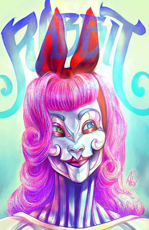 Rabbit with *~sparkly~* pink pincurls because I said so. I started doing more with this because I ha