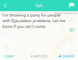 yik-yaks:  Follow Yik-Yaks for more.