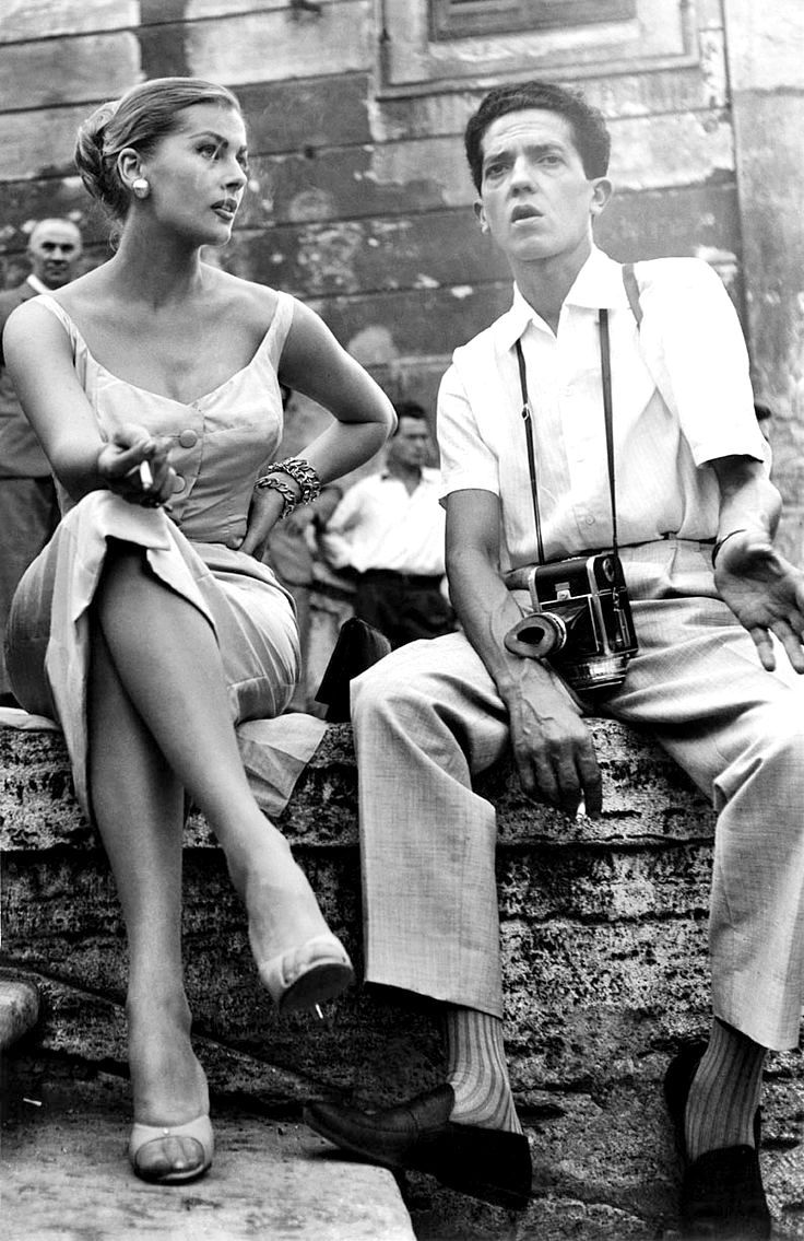 lesravageurs:Ravageurs chill. | Anita Ekberg and Pierluigi Praturlon