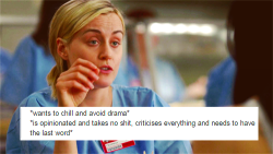 deanstarkchester:  oitnb characters + text posts 