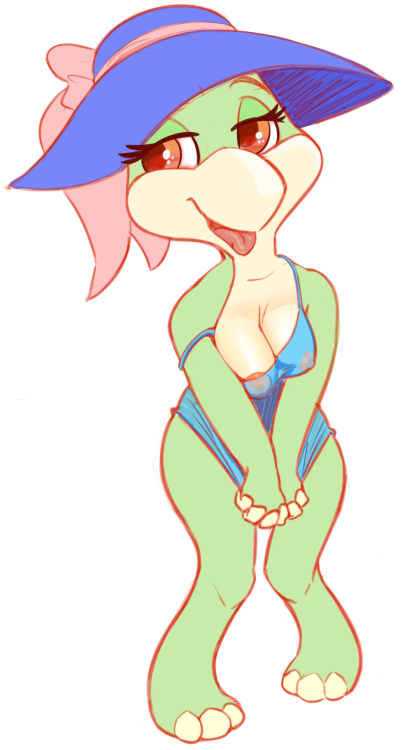saran-saran:  Turtle tits. Character from a cartoon I don’t know the name of.   yummy~
