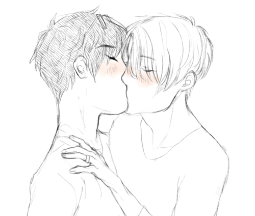 sitriini-archive:i’m so far gone for these two it’s ridiculous and i can’t stop drawing victor looki