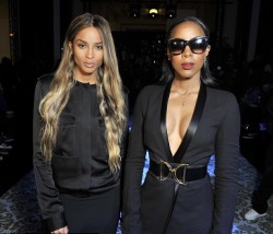 queen-ciara:    Ciara &amp; Kelly Rowland Haider Ackerman PFW SS16  