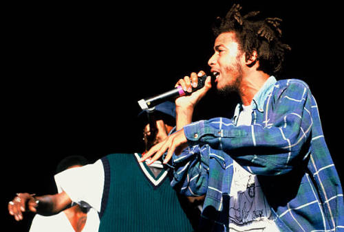 The Pharcyde perform at KMEL Summer Jam 1993 at Shoreline Amphitheatre on July 31, 1993 in Mountain 