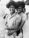 :Female affection in vintage photographs