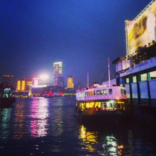 pprodigal:  Vibrancy. #HongKong #Harbour  (at Wan Chai Ferry Pier 灣仔渡輪碼頭)