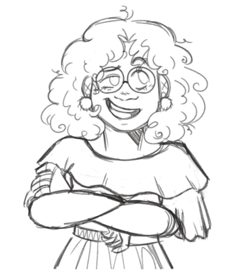 Mirabel is very fun to draw and will probably be in my comic a lot just bc of that, lol
