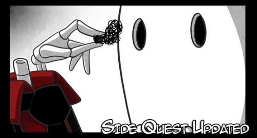 It’s time once again for a Side Quest update!Newest page: https://tapas.io/series/Side-QuestOr you c