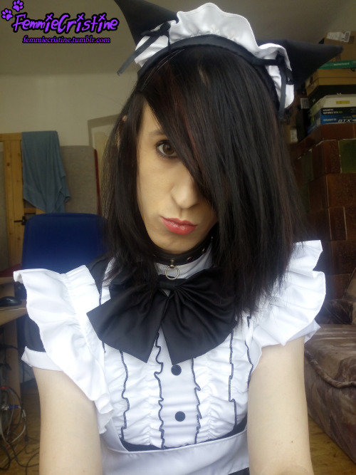 Porn Pics Sad neko maid duck faceish emo thing. (yes