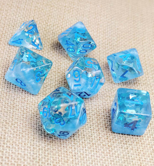 darkelfdice: Four Seasons dice are here! Autumn, Spring, Summer, and Winter. Which one is your favor