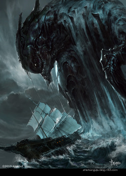 creaturesfromdreams:  Monster In Deep by bayardwu —-x—- More: | Monsters | Random |CfD Amazon.com Store| 