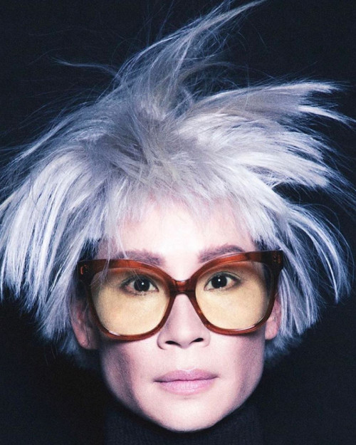 elementarystan:@LucyLiu  Honoring 80’s icons with @marieclaire.china The most creative photo shoot I