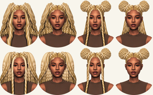 sheabuttyr: twists collection Here is a revamp of my twists hairs that I released throughout the yea