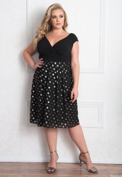 beautiful-real-women:  Adelle Plus Size Dress - Shine