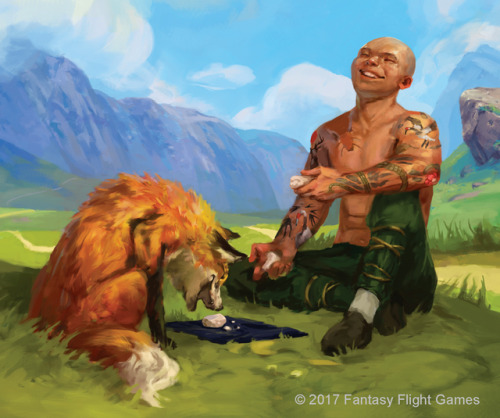 Togashi Mendicant for Legend of the Five Rings ~Thanks AD Andy Christensen ! :)© Fantasy Flight Game