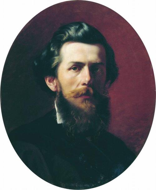 Portrait of A.P. Bogoliubov, 1856, Fyodor Bronnikov