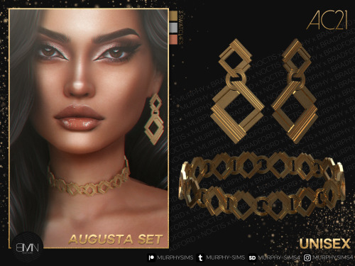 Augusta Set [AC21 - Day 16]100% new meshesHQ/BG compatible3 swatchesUnisex teen +All LODsSpecular ma