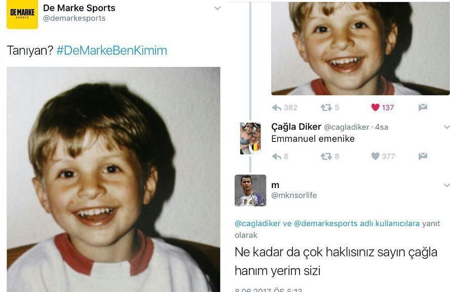 Çağla:
Emmanuel...