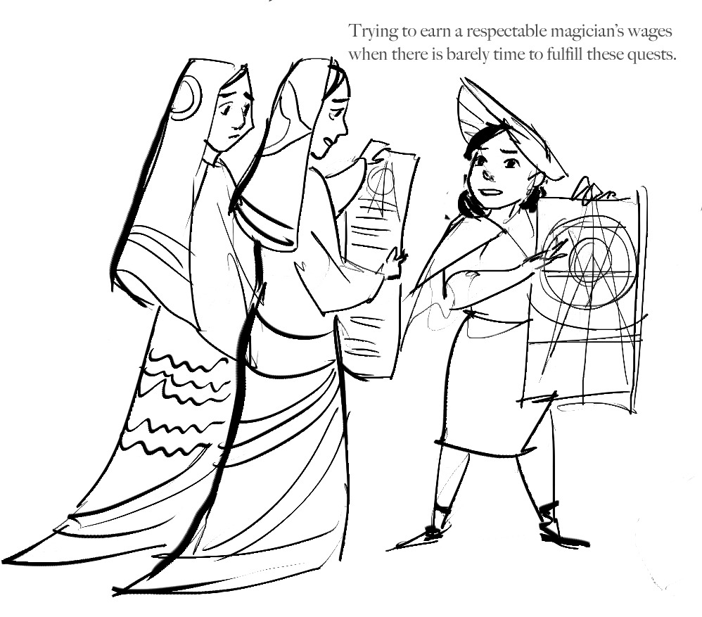 isaia:   2015 Witchsona If being a witch was like being a freelance artist. For