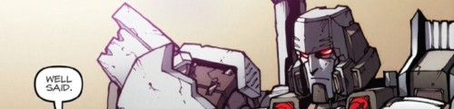 Requesting IDW Megatron X Lost Light Human Liaison Reader. Based On The Song "Heaven's Light" From Hunchback