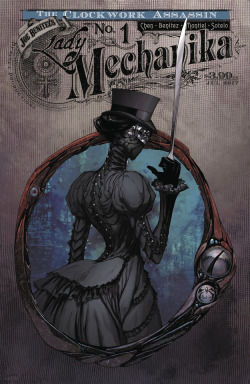 hondobrode:   LADY MECHANIKA CLOCKWORK ASSASSIN #1     BENITEZ PRODUCTIONS  (W) Joe Benitez, M. M. Chen (A) Martin Montiel (A/CA) Joe Benitez The murder of a former colleague forces Lewis to confront the ghosts of his past. But will the incidents in