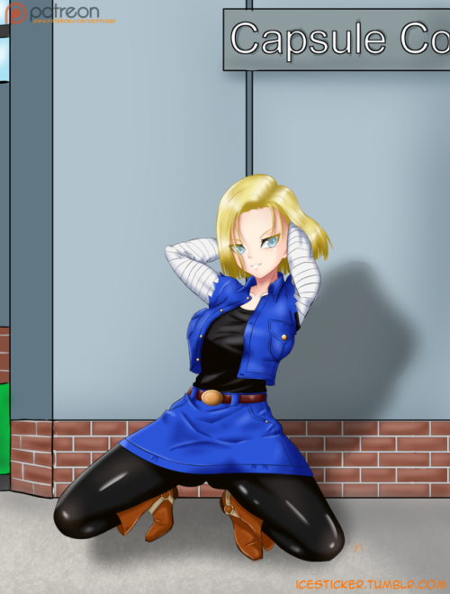 February Single Character Poll Winner 2 - Android 18 braless (SFW version)Then End of the month is here. That means the creation of new polls for next month. I rather enjoyed the shipping poll so for anyone who supports my Patreon by the 1st of March