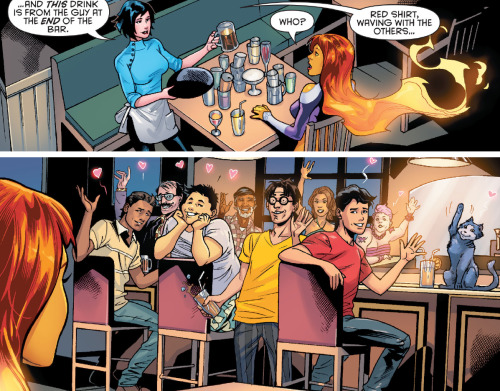 officernightwing: Koriand’r  being her frickin adorable self in Starfire #03