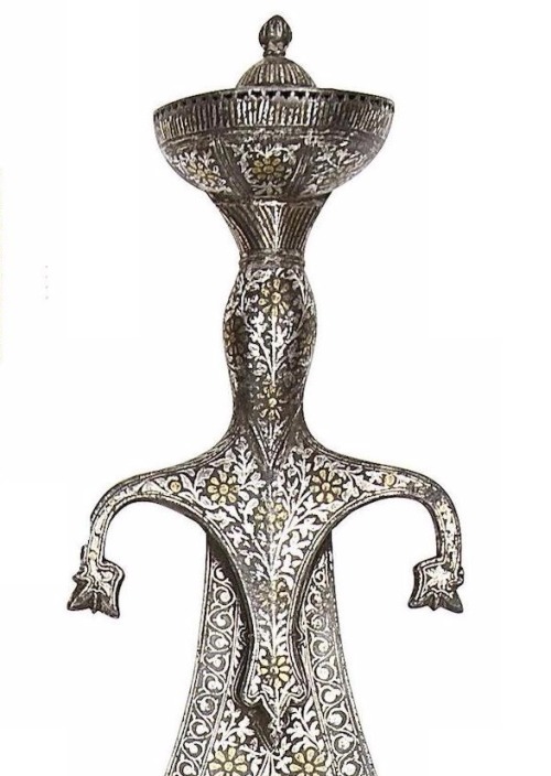 Indian Pahari Sword, 18th or 19th CenturyWith broad fullered double-edged blade swelling at the fort