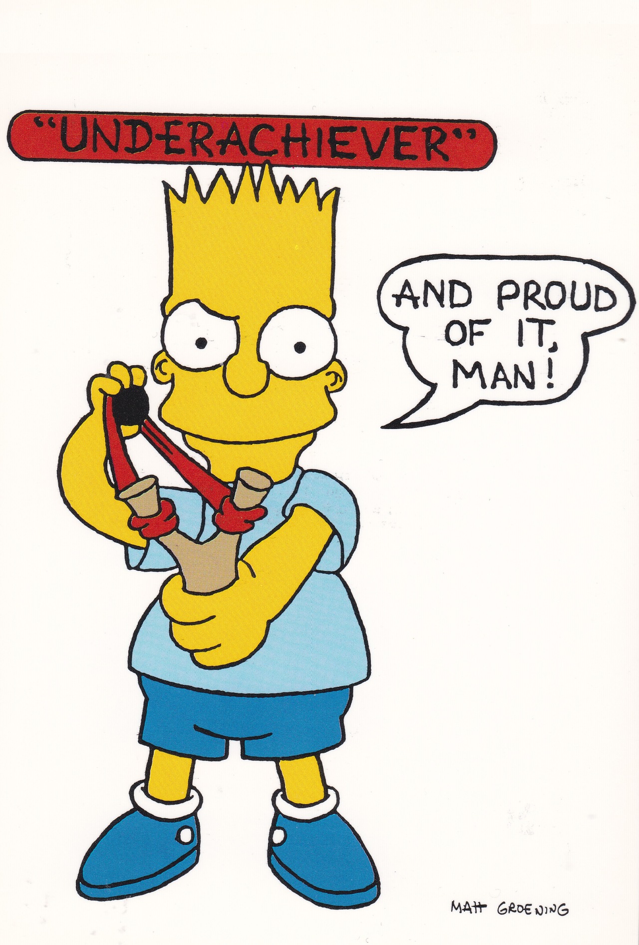 thecomicsvault:  Bart Simpson Post Cards c. 1990