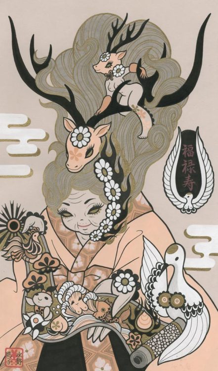 supersonicart: Junko Mizuno’s “Takarabune” at Gallery Nucleus. Currently on v