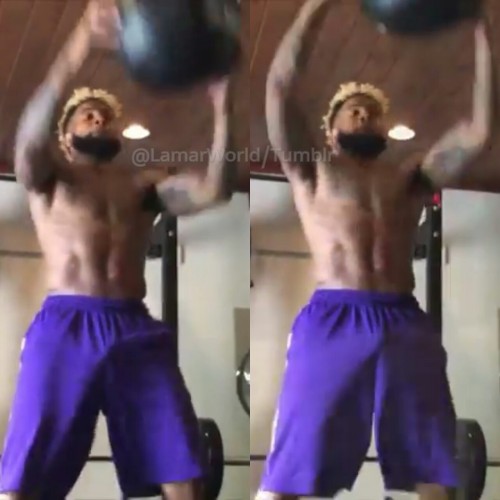 Porn photo lamarworld:  Odell Beckham Jr. bulge &