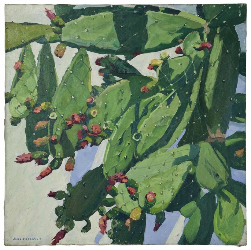 thunderstruck9:Jane Peterson (American, 1876-1965), Cactus flowers. Oil on canvas,