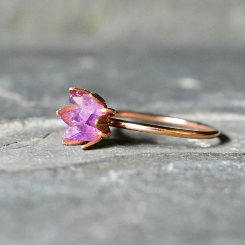 sosuperawesome: Lotus Flower Rings  Gemologies on Etsy  See our #Etsy or #Jewelry tags  
