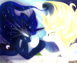 Fuckyeahprincessluna:  May The Best Sister Win! By 1110Soulite