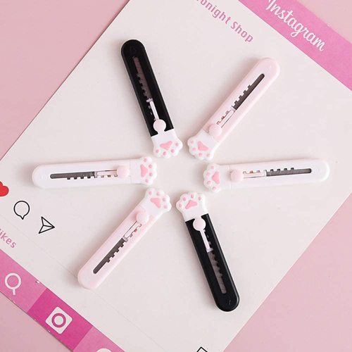 magicalshopping:magicalshopping:♡ Cat Paw Retractable Box Cutters ♡Hi I’m one of them with a his