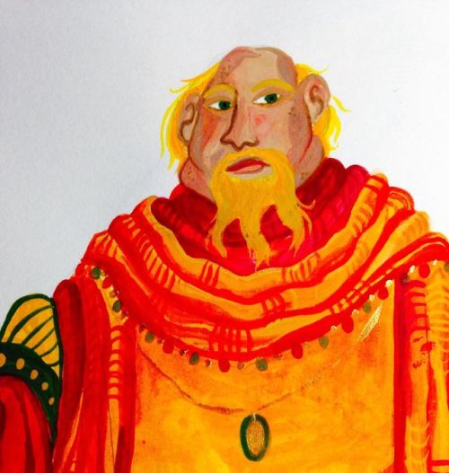 MAGISTER ILLYRIO MOPATIS“Beneath loose garments of flame-colored silk, rolls of fat jiggled as